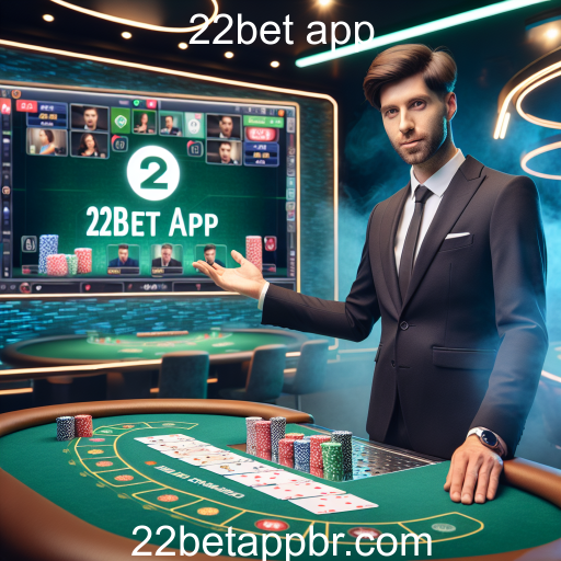 Experiência Imersiva no Cassino Ao Vivo do 22bet App